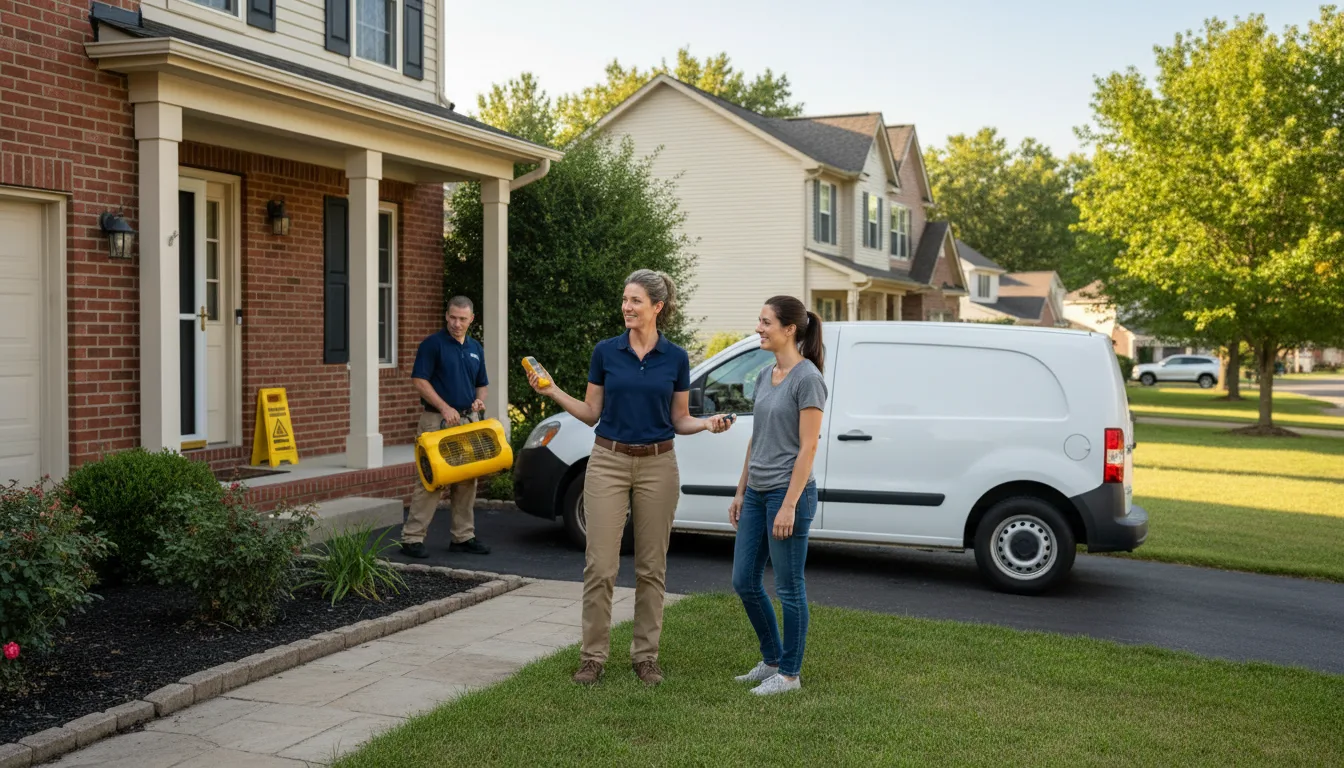 Water restoration image for Flood Water Cleanup, Removal And Restoration Services in Lake Hill, NY